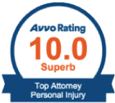 Avvo Rating 10.0 Superb Top Attorney Personal Injury