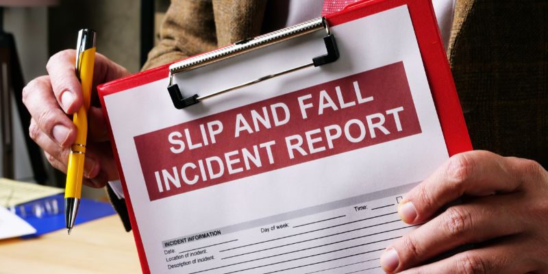 What are the most common slip and fall injuries in California?