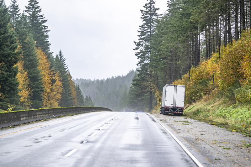 Beware Of Semi’s Parked On The Side Of Major Highways